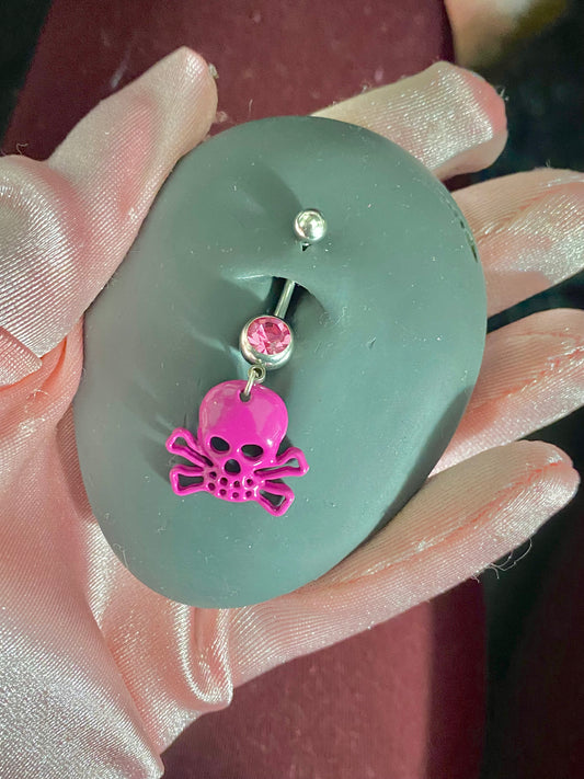 Pink Pirate Belly Ring