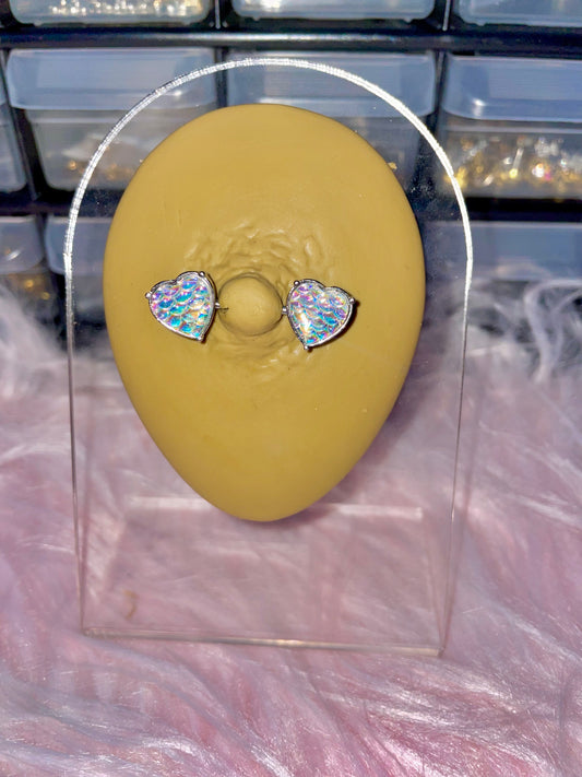 Mermaid Tail Nipple Rings